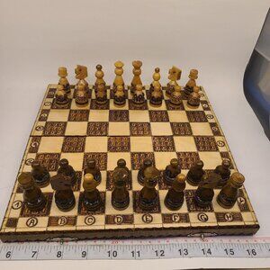 Vintage 1977 PTTK Nazwa Art Foto-Pam Chess Set